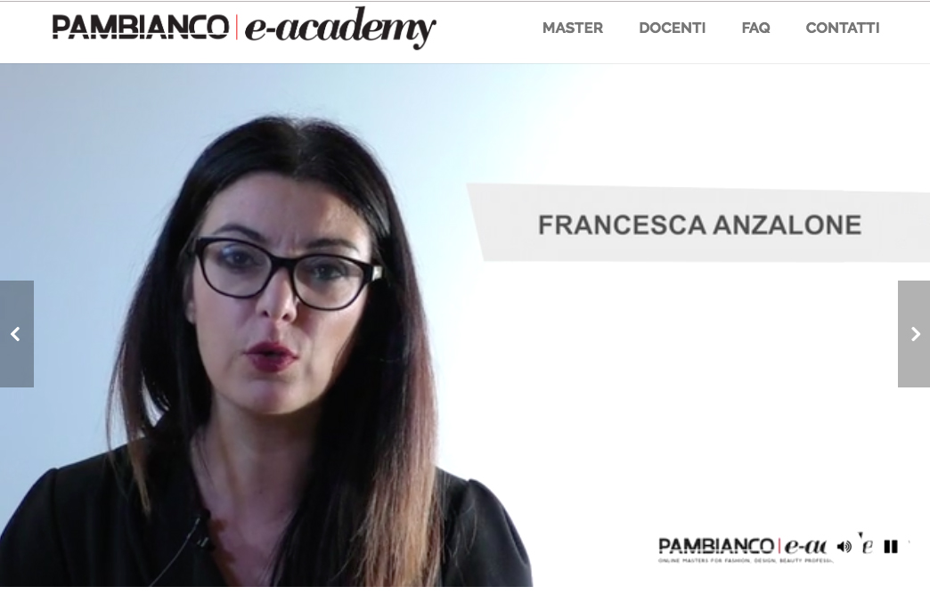 Francesca Anzalone Docente del Master PR e Digital PR Pambianco eAcademy