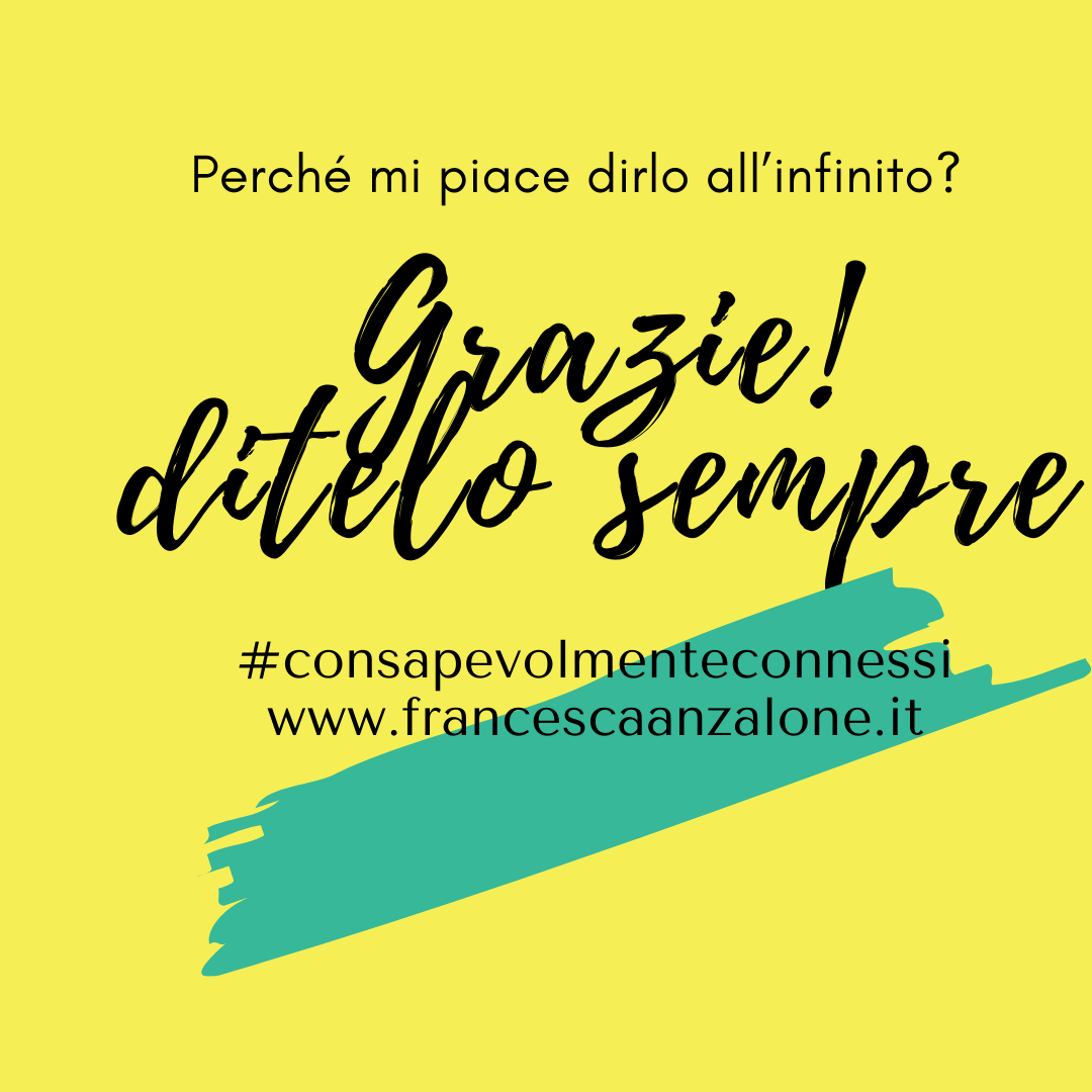 Grazie è un'abilità sociale il vocabolario di consapevolmente connessi